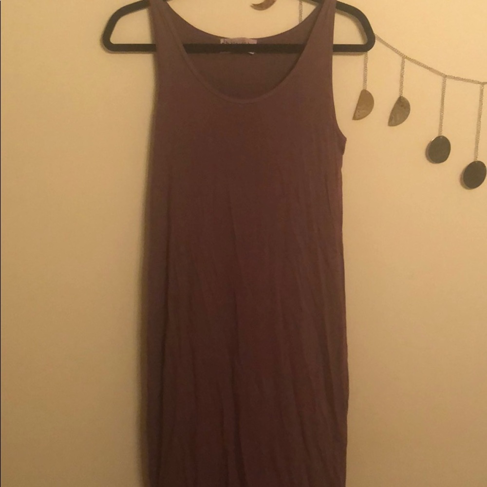 Brown maxi dress